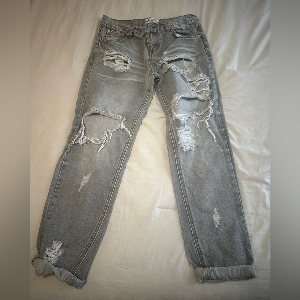 One X Teaspoon Awesome Baggie Gray Jeans size 26